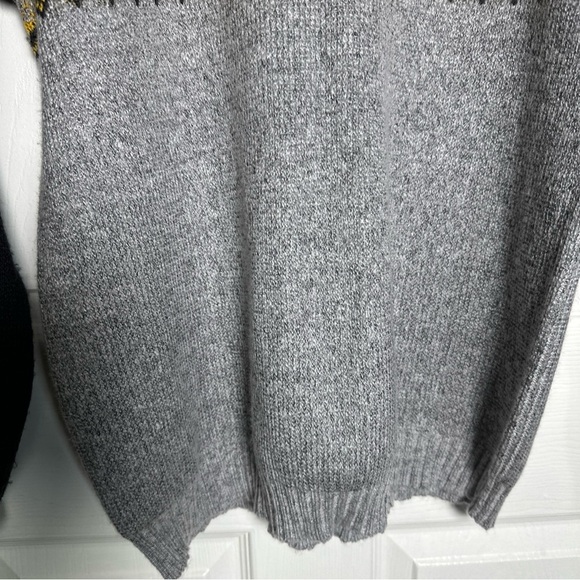 Vintage Sideout Y2K Medium Fair Isle Nordic Striped Long Sleeve Sweater 2000s - Picture 6 of 10